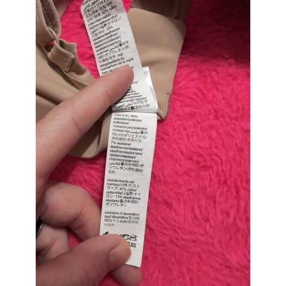 Calvin Klein Beige Underwire Push Up Bra Size 34DD - Picture 7 of 7